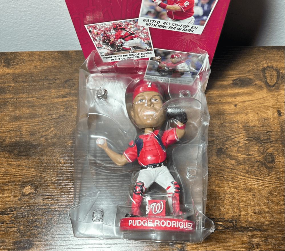 Fan’s Choice PUDGE RODRIGUEZ Washington Nationals Bobblehead -2010